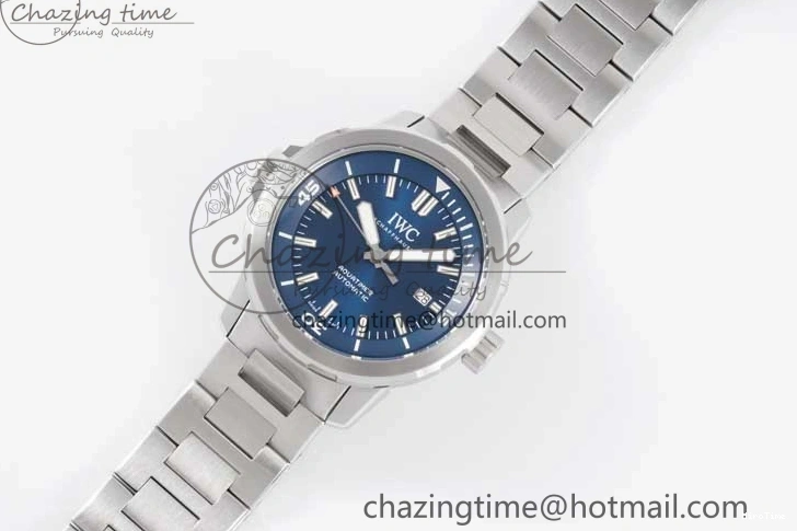 MIROTIME 0203 Versatile Aquatimer SS IW3290 V6SF 1:1 Best Edition Blue Dial on SS Bracelet A 7031